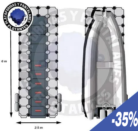 OFERTA: Plataforma de embarcación de hasta 6,5 m de eslora OFERTA: Plataforma de embarcación de hasta 6,5 m de eslora