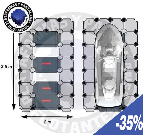 Oferta Plataforma moto de agua de 3,5m de eslora Oferta Plataforma moto de agua de 3,5m de eslora