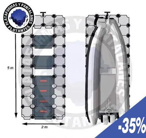 OFERTA: Plataforma de embarcación de hasta 5,5 m de eslora OFERTA: Plataforma de embarcación de hasta 5,5 m de eslora