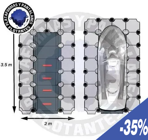 Oferta Plataforma moto de agua de 3,5m de eslora Oferta Plataforma moto de agua de 3,5m de eslora