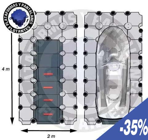 OFERTA: Plataforma de moto de agua de 3,5m de eslora OFERTA: Plataforma de moto de agua de 3,5m de eslora