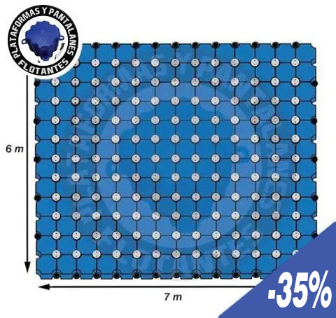 Oferta Plataforma flotante 6 m x 7 m Oferta Plataforma flotante 6 m x 7 m