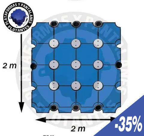 Oferta Plataforma flotante 2 m x 2 m Oferta Plataforma flotante 2 m x 2 m segunda mano