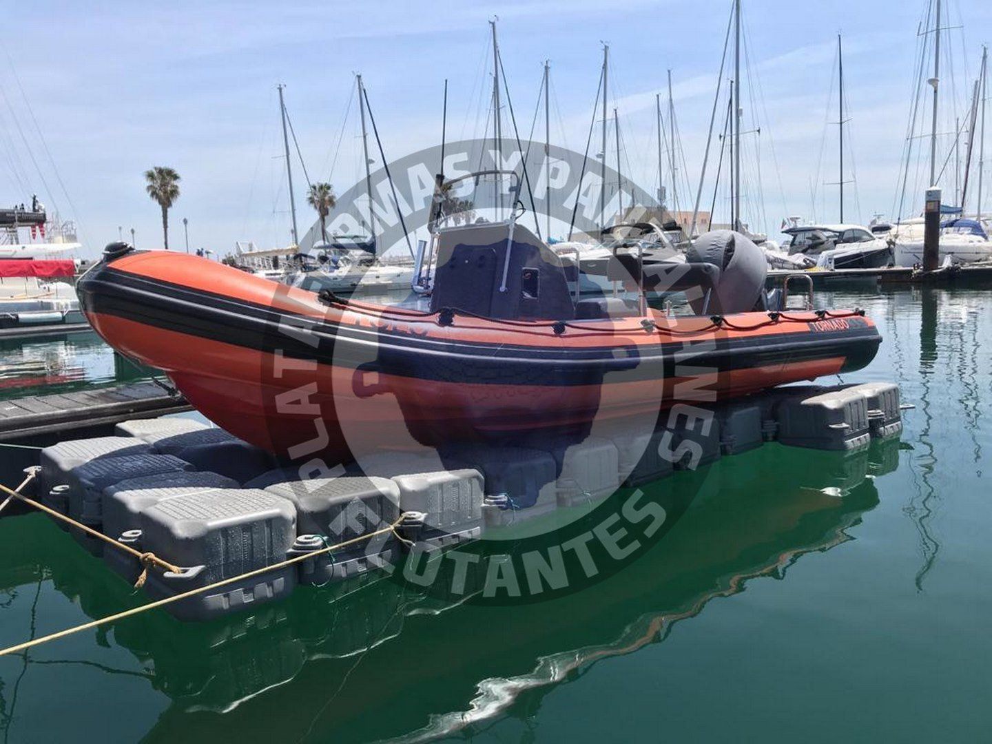 Plataforma para semirrígida de 5 m de eslora