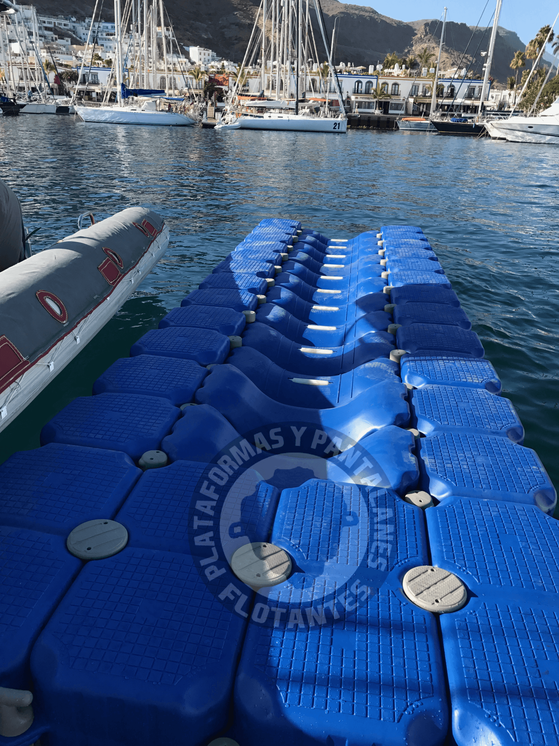 Plataforma flotante para jet ski