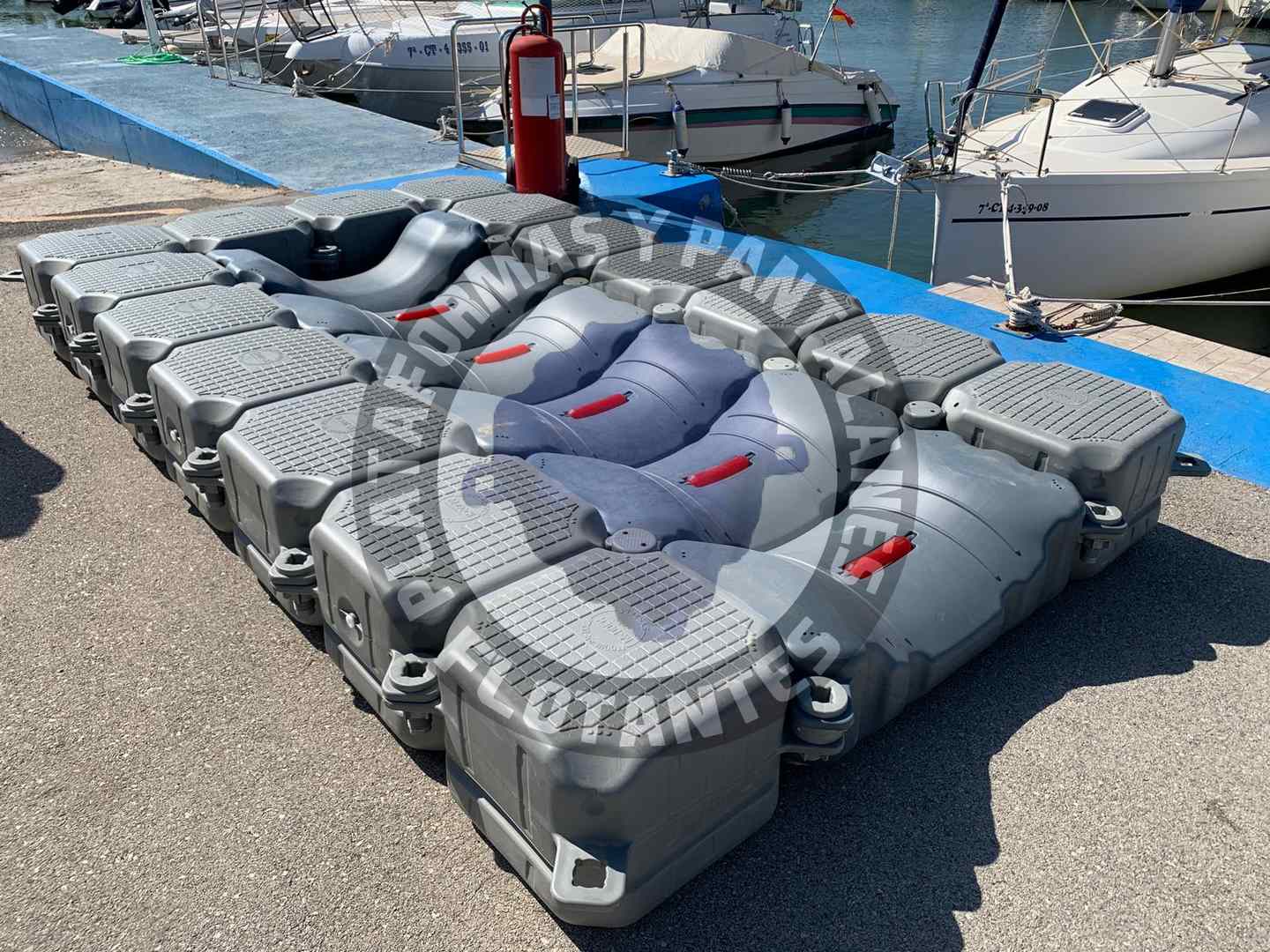 plataformas flotantes para moto de agua