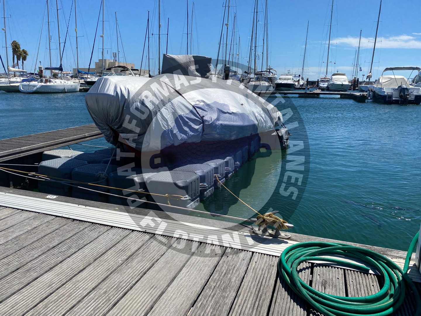 pontona flotante modular