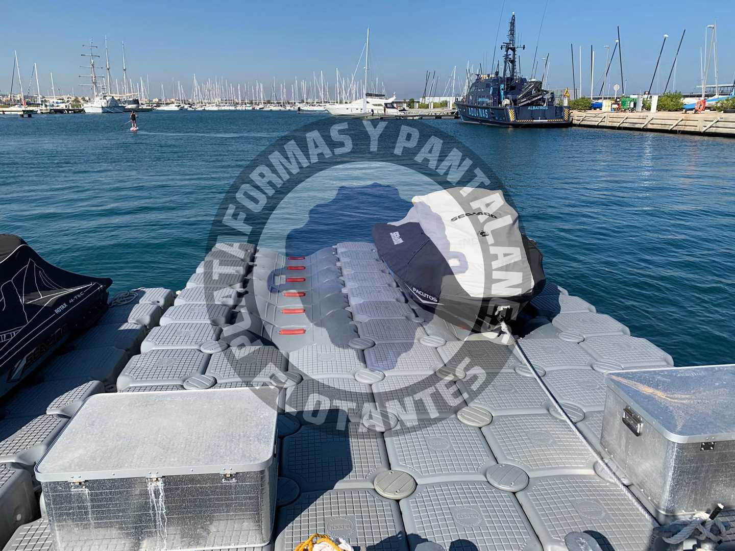 plataformas flotantes moto