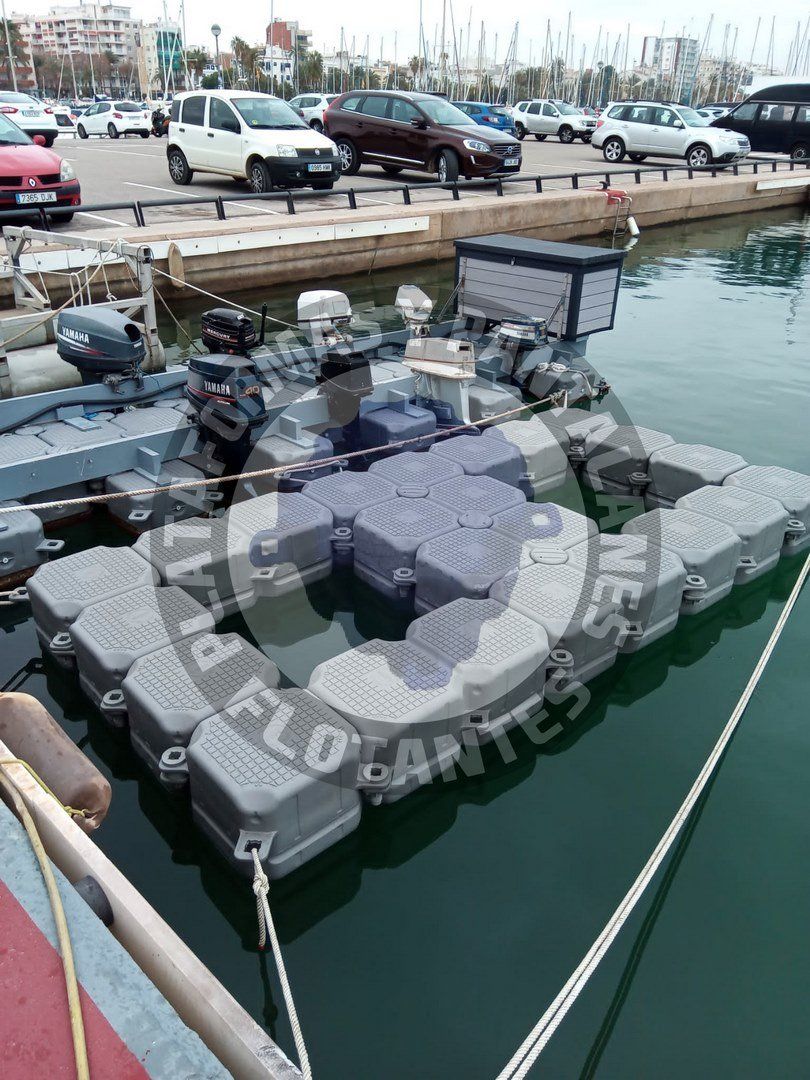 plataforma flotante bomba