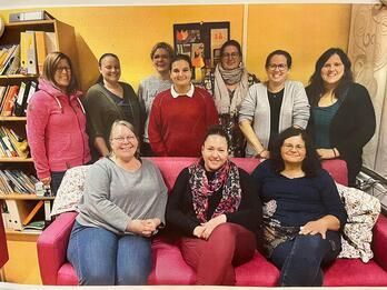 Gruppenbild des Schulelternbeirates 2024 - 2026 der Grundschule Heidesheim