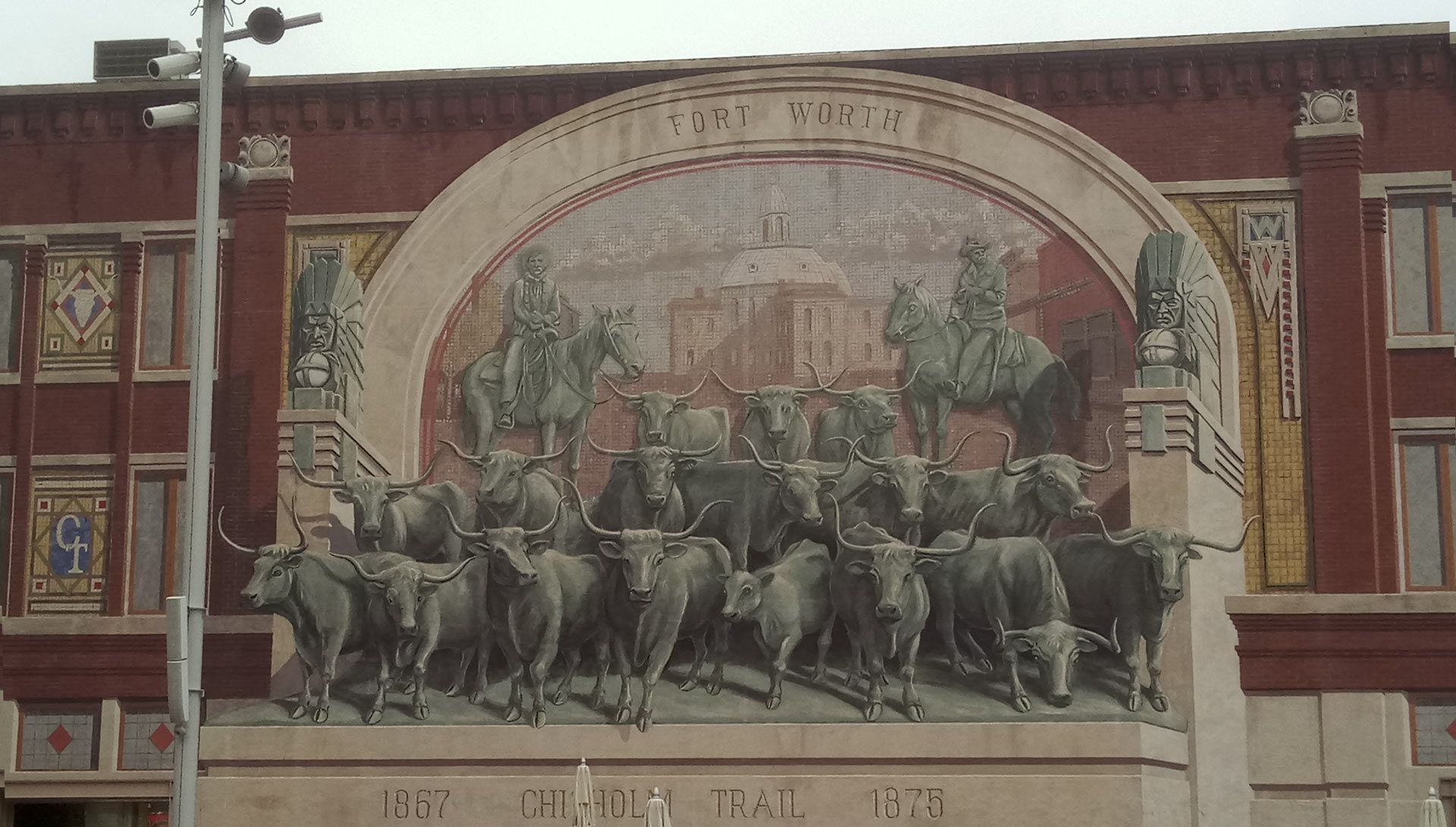 Chisholm Trail Fort Worth, Geschichte Texas Longhorn