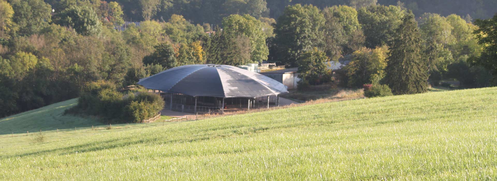 Blick auf unser Round House Blick auf unser Round House