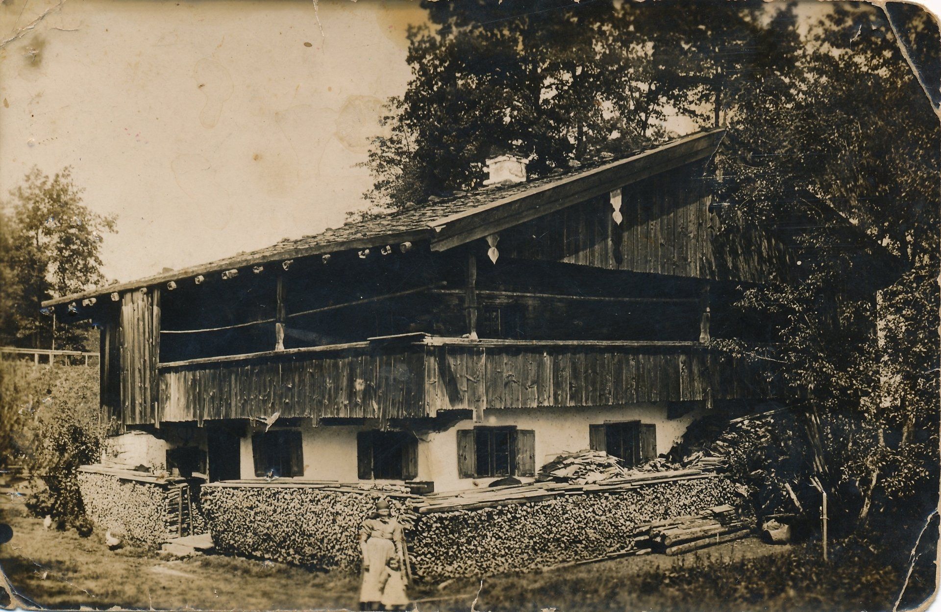 Altes Söldner- und Flößerhaus Ende 
19. Jahrhundert