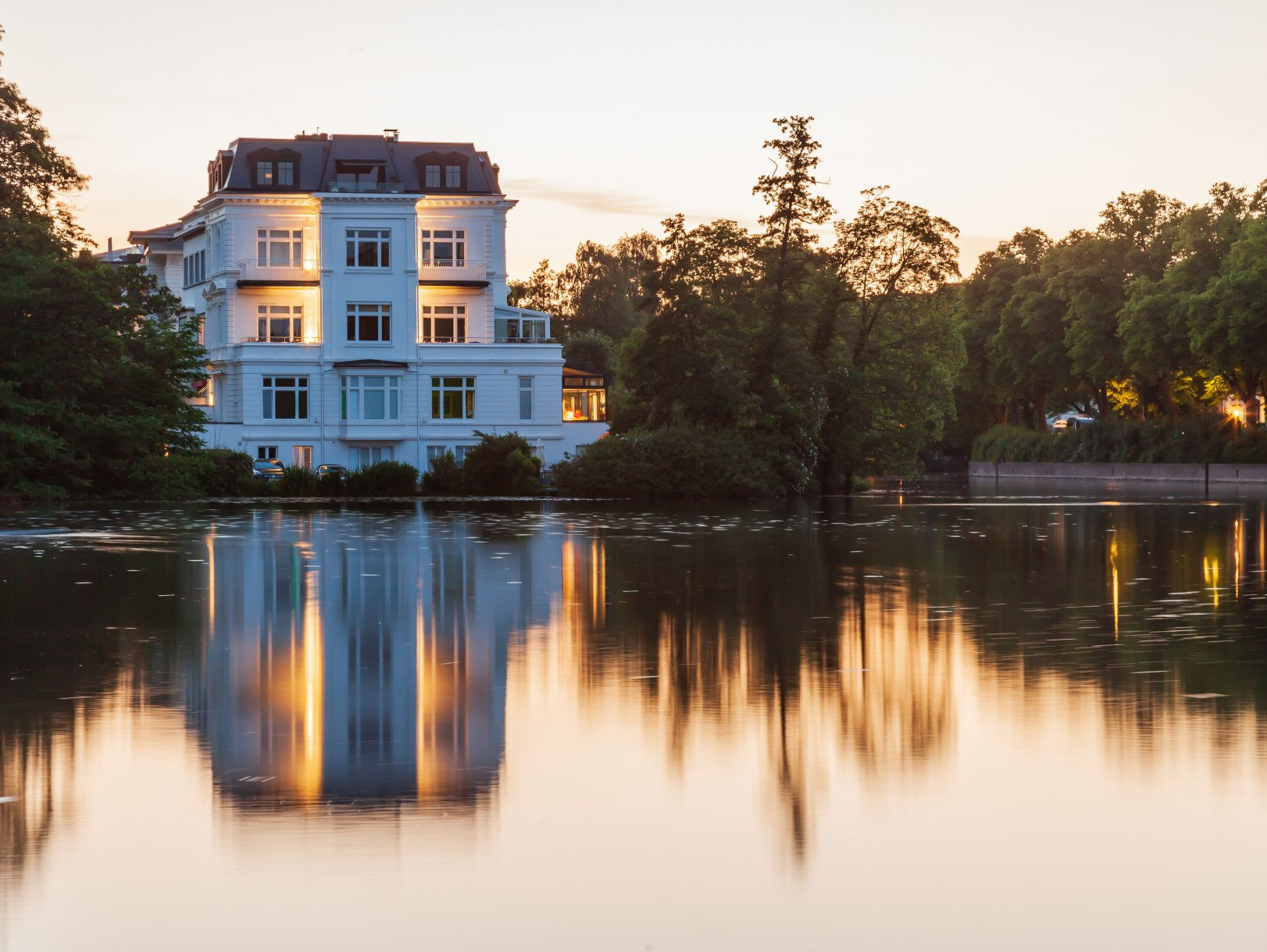 Professionell fotografierte Luxusimmobilie