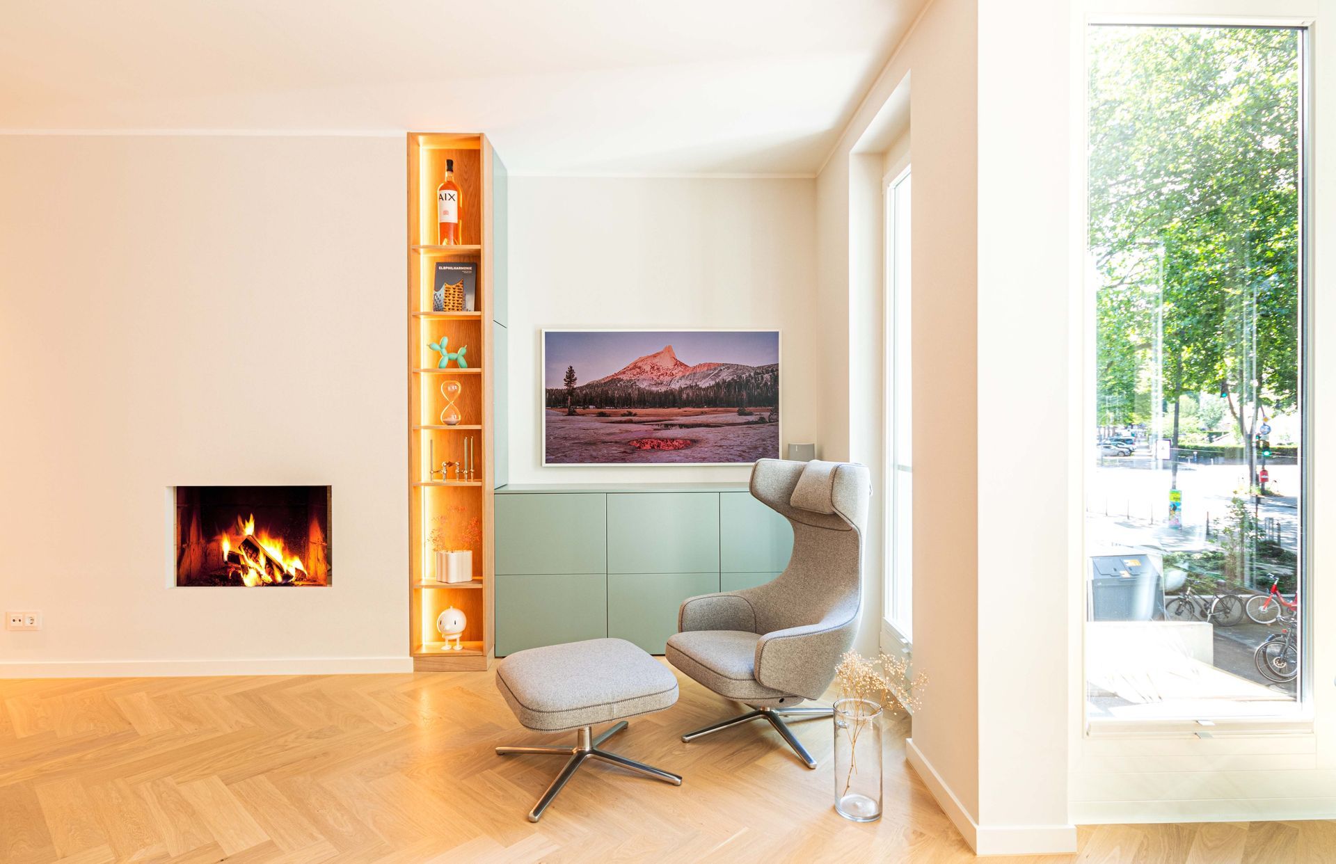 Immobilienfoto nach professioneller Bildbearbeitung