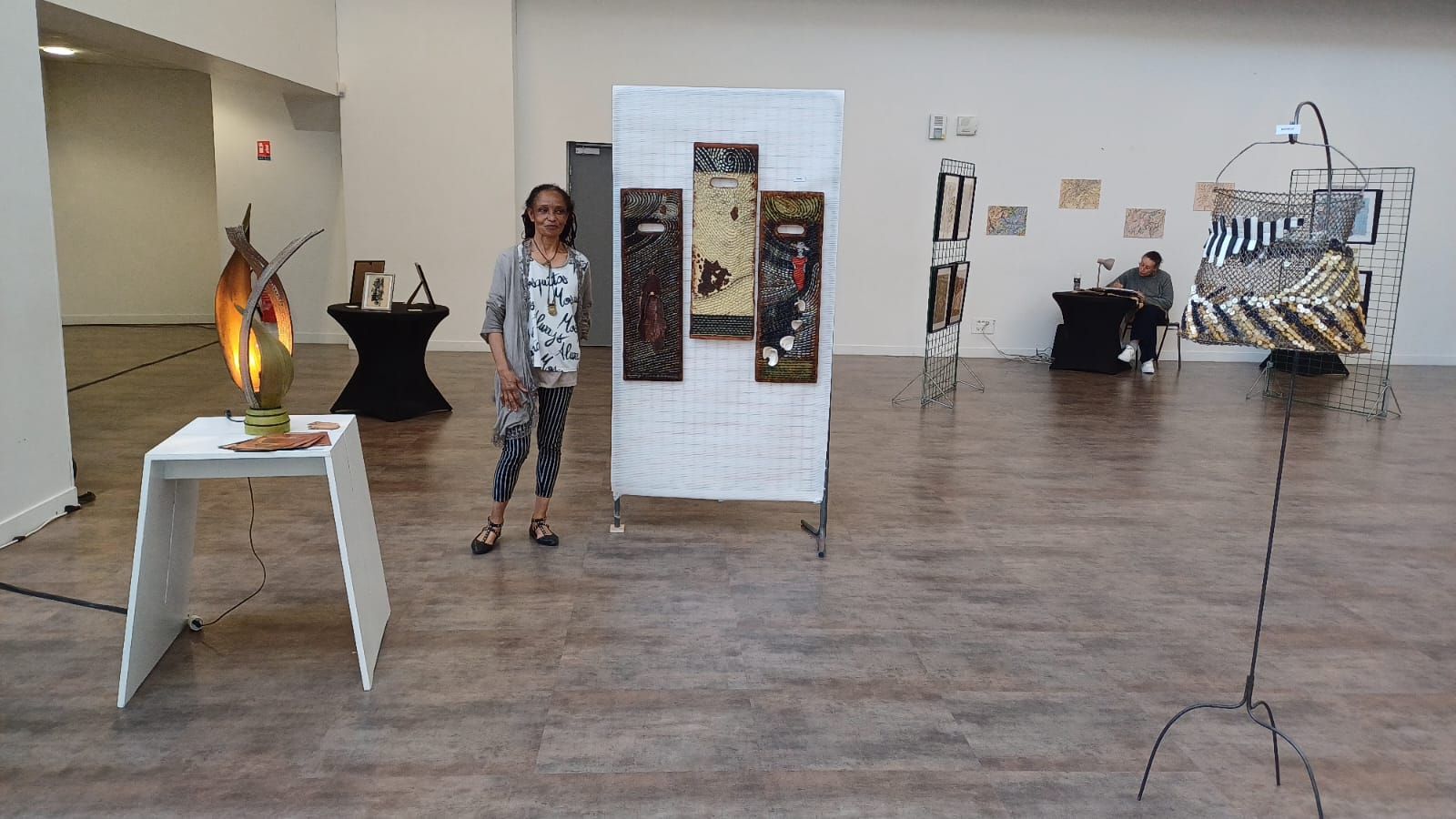 Guilaine Vertueux (L'Atelier de Guilaine) exposée au Printemps des artistes de Méru en avril 2025