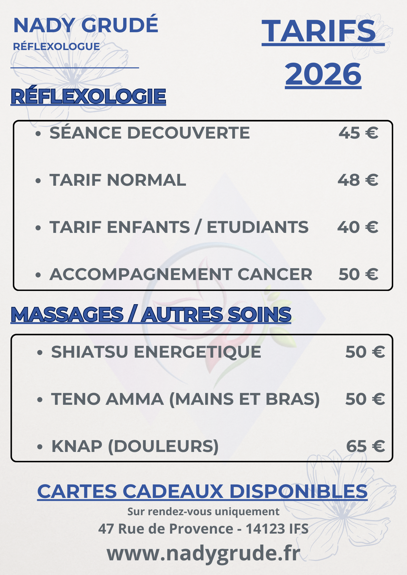 Annonce nouveaux tarifs