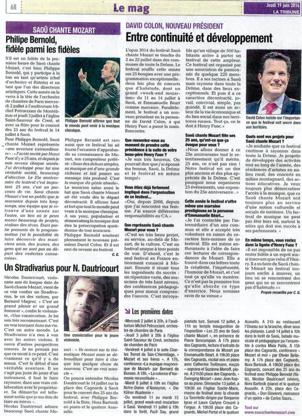 Nicolas Dautricourt et le Stradivarius