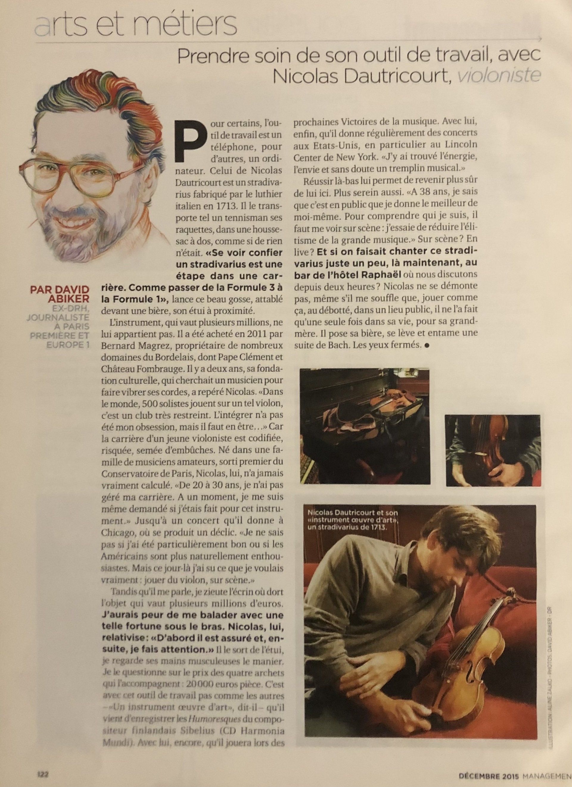 Nicolas Dautricourt et le Stradivarius