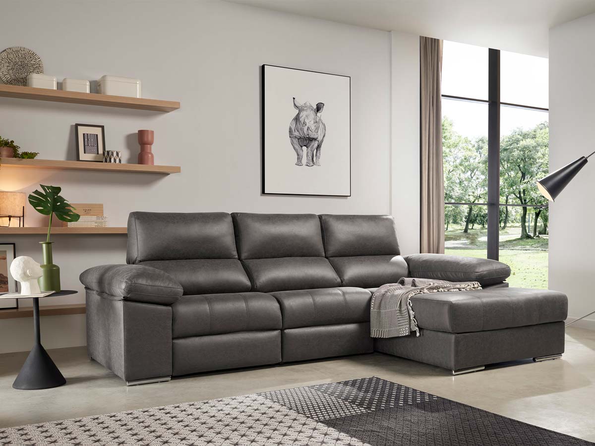 Decoración de salón con chaise longue Decoracion de salon con chaise longue