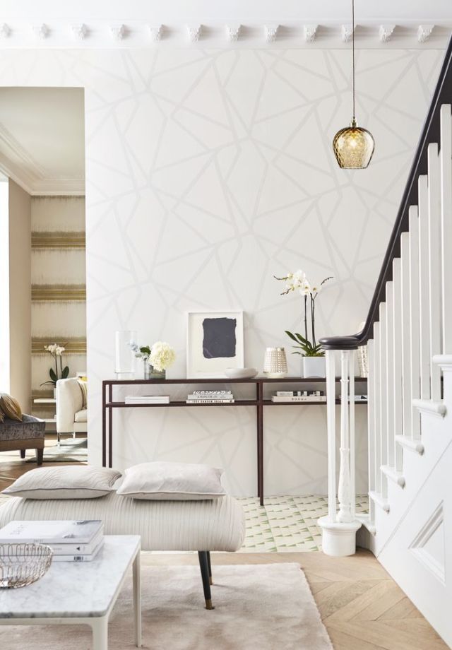 Mensulas en el techo y pared. Inspiracion al Cuadrado