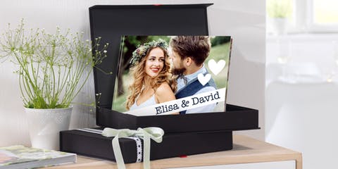 Album de bodas para deorar el salón