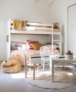 Literas de diseño clásico con cama nido