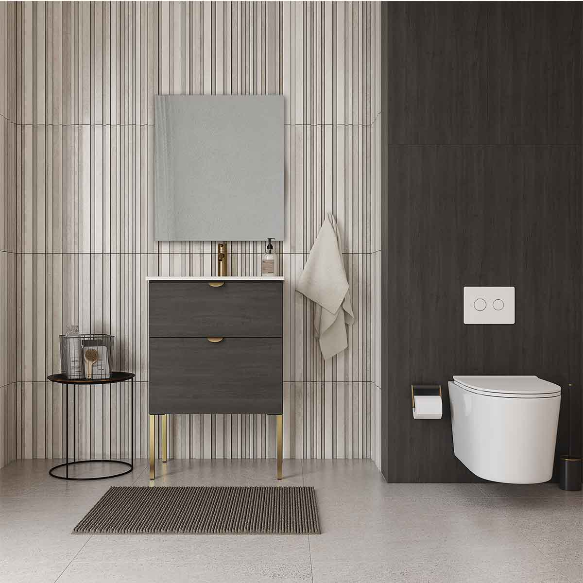 Azulejos para reforma de baño moderno monocromático Azulejos para reforma de baño moderno monocromático