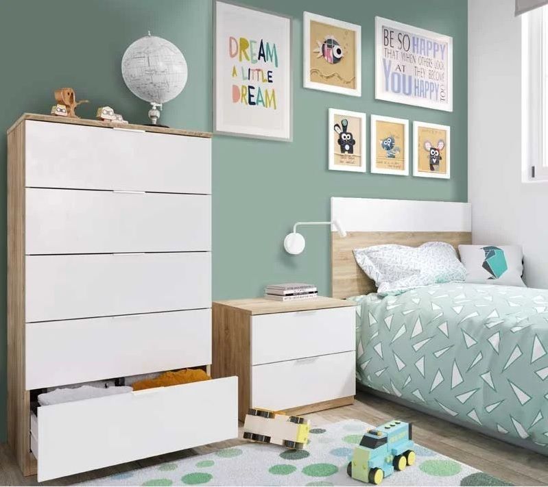 Decoración dormitorio para niño en color relajante