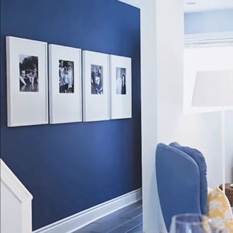 Pantone color of the year 2020 classic blue combinado con blanco Pantone color of the year 2020 classic blue