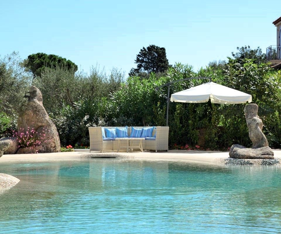 Piscina de arena: una playa privada en tu jardín Piscina de arena: una playa privada en tu jardin