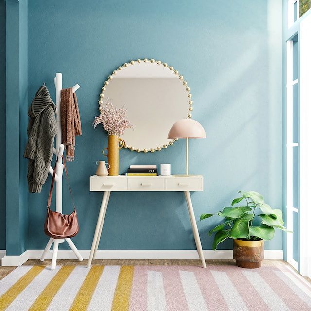 Diseño de un recibidor moderno