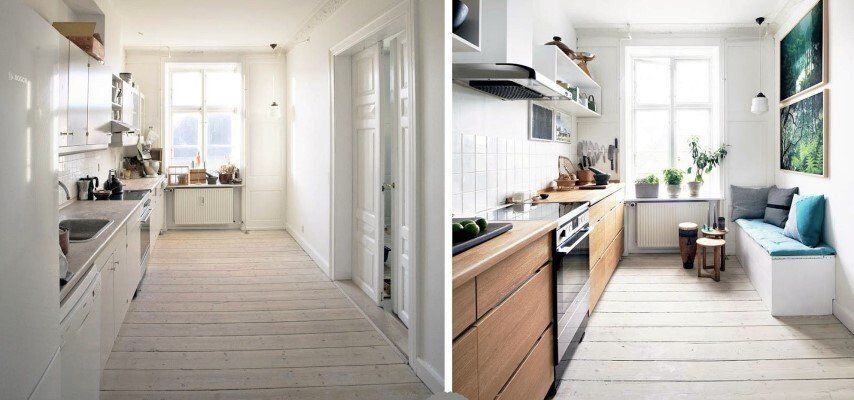 Reforma de cocina - Antes y despues