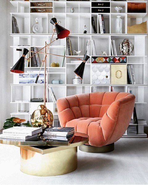 Butaca curva como punto focal