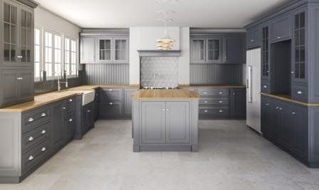 Suelo de vinilo imitación cemento