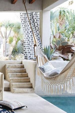 Hamaca en macramé