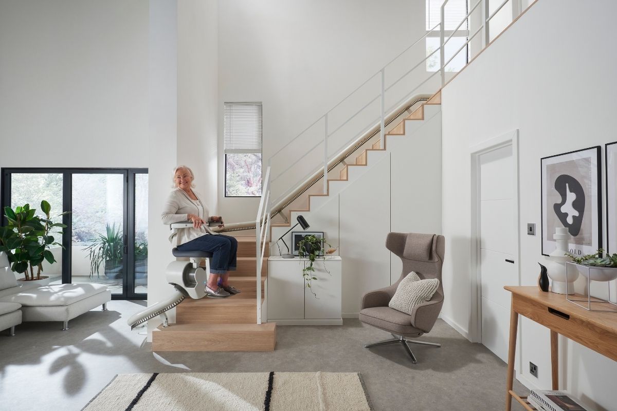 Sistema de silla salvaescaleras curva silla salvaescaleras curva