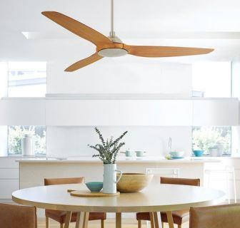 ventilador de techo de madera