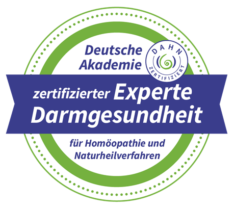 Logo zertifizierter Experte Darmgesundheit