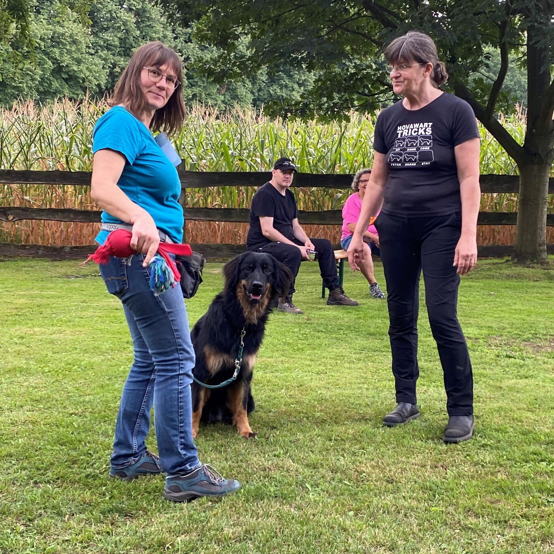 Bajoko mit Susanne und Körmeisterin Michaela Kuhnt