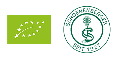 bio logo und schoenenberger seit 1927 logo