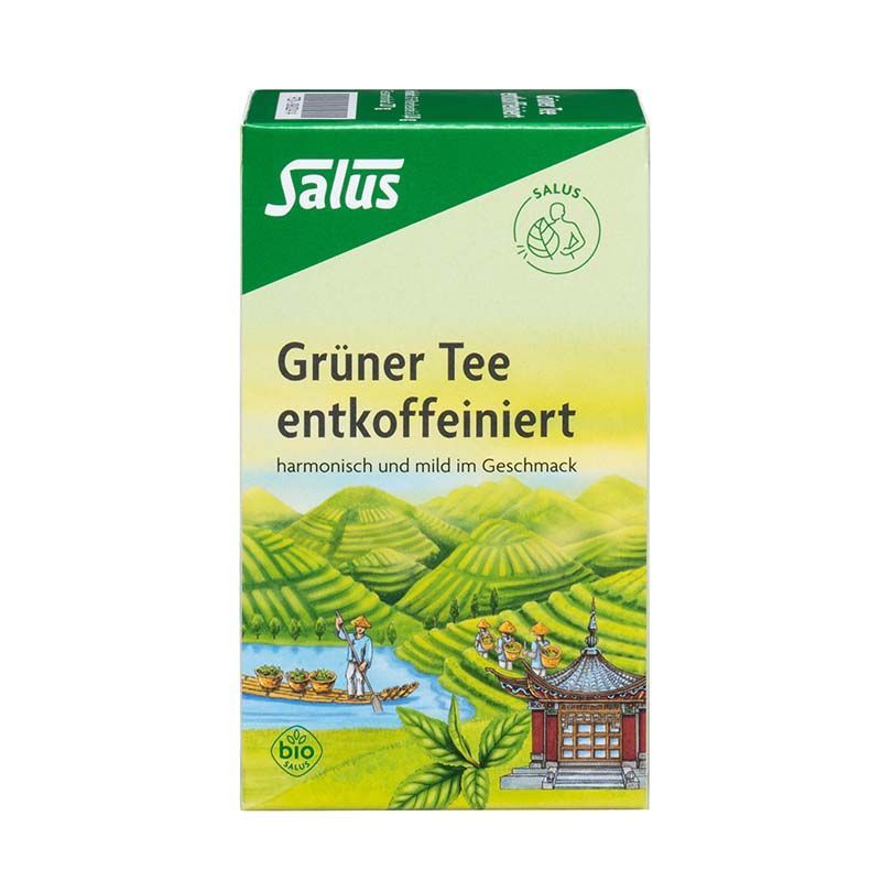 Grüner Tee entkoffeiniert, Bio