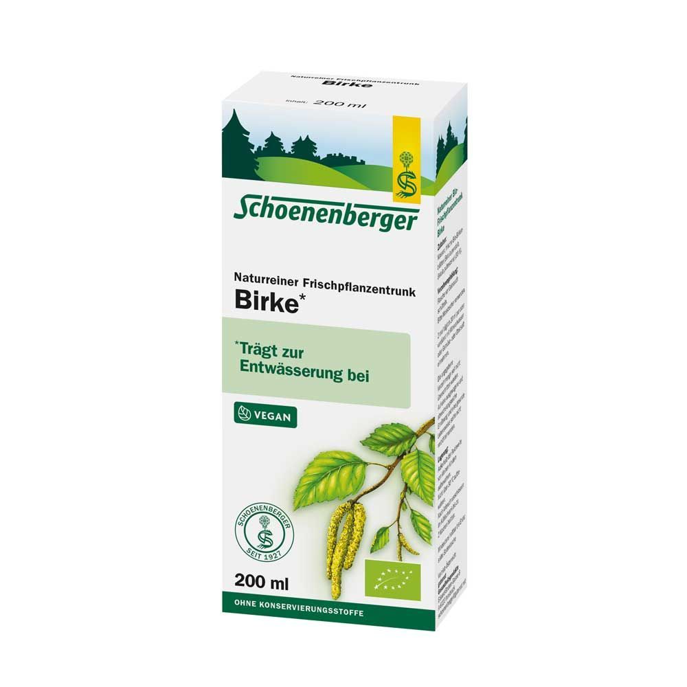 Frischpflanzentrunk Birke  Schoenenberger