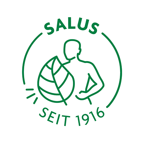 Salus Button. Seit 1916.