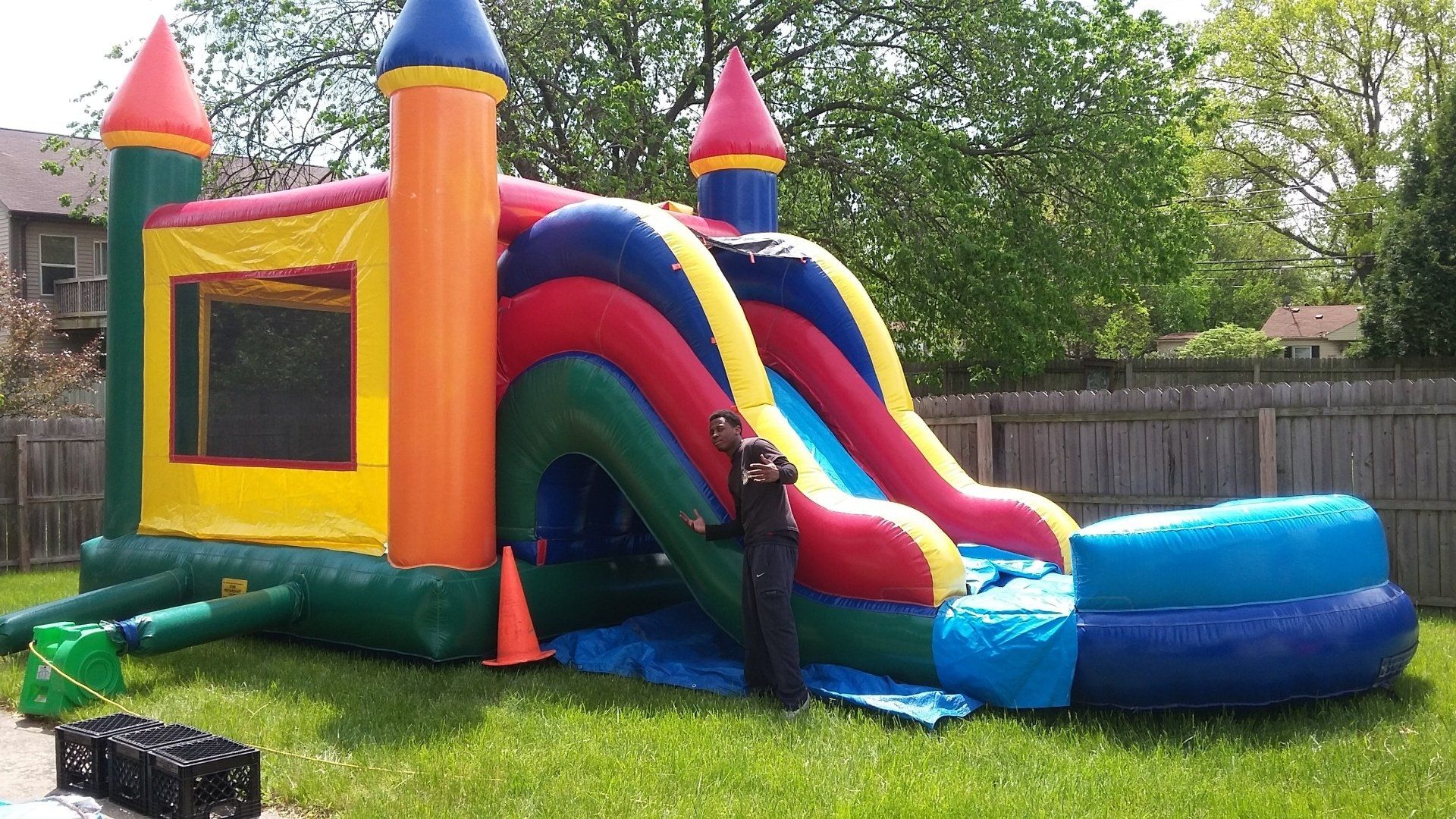 Large Combo Inflatable  Bouncer