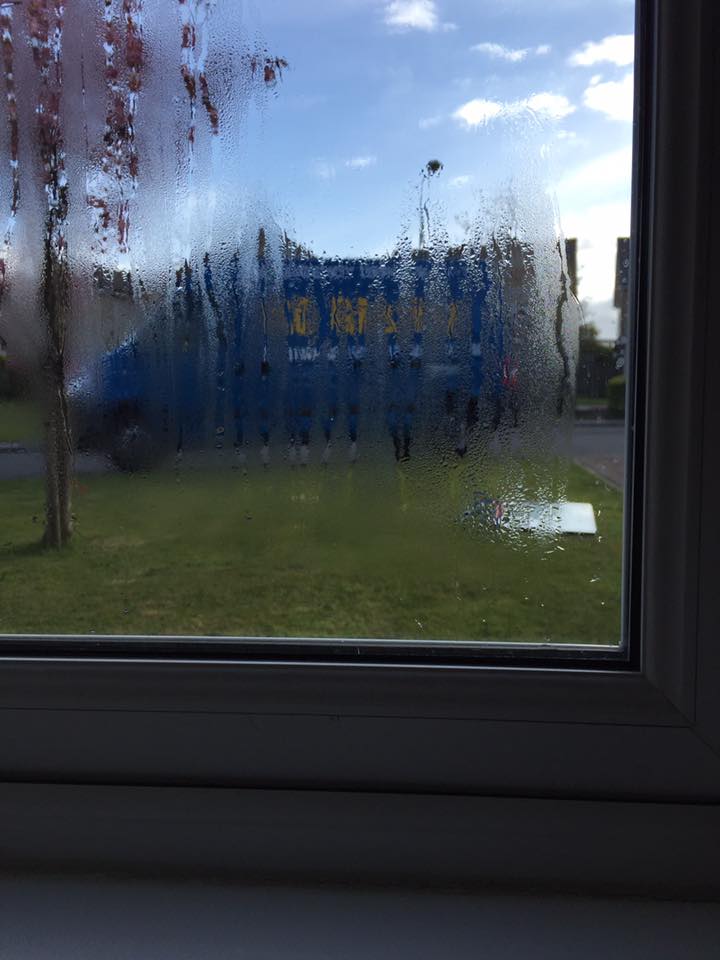 Misted, condensate, blown, double glazed, double glazing, replace,