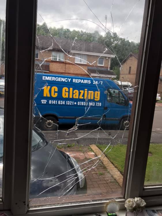 KC Glazing smashed double glazing repair