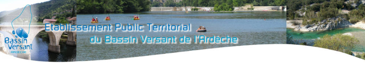 Cliquer sur l'image pour accéder au site de l'EPTB Ardèche