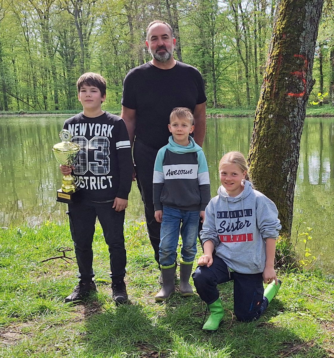 Bestplatzierten Angler Anfischen Jugend