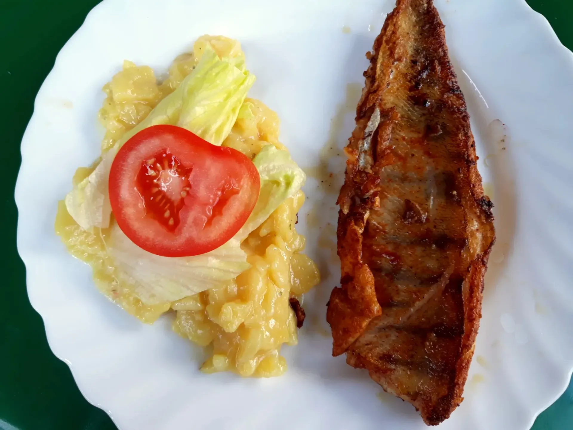 Zander mit Kartoffelsalat